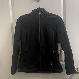 NWT Spyder Full Zip Black Jacket Women’s Size Small